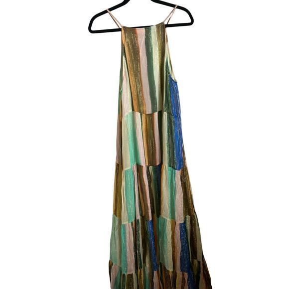 Oliphant Long Tiered Tassel Zanzibar Dress Size Medium NWT - Picture 7 of 8